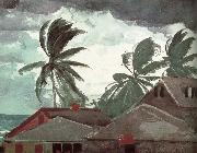 Winslow Homer Hurricane painting